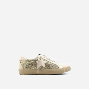 ShuShop Paula Toddlers Sneaker Gold Glitter