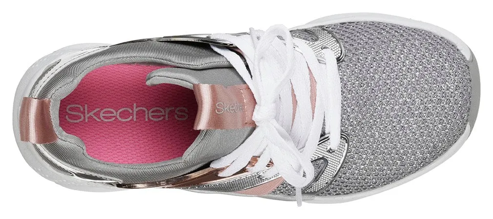 Skechers sneakers da bambina e ragazza Shine Status 84853L SIL argento