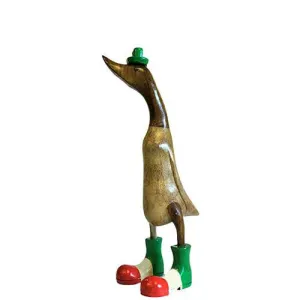 Small Italian Bamboo Duck - 25cm