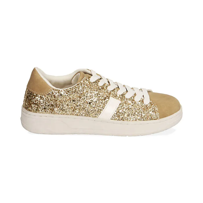 Sneakers oro glitter