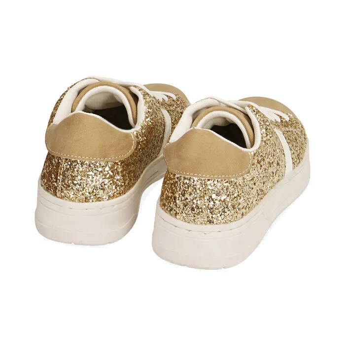 Sneakers oro glitter