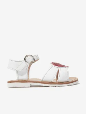 Sophia Webster Girls Amora Sandals in White