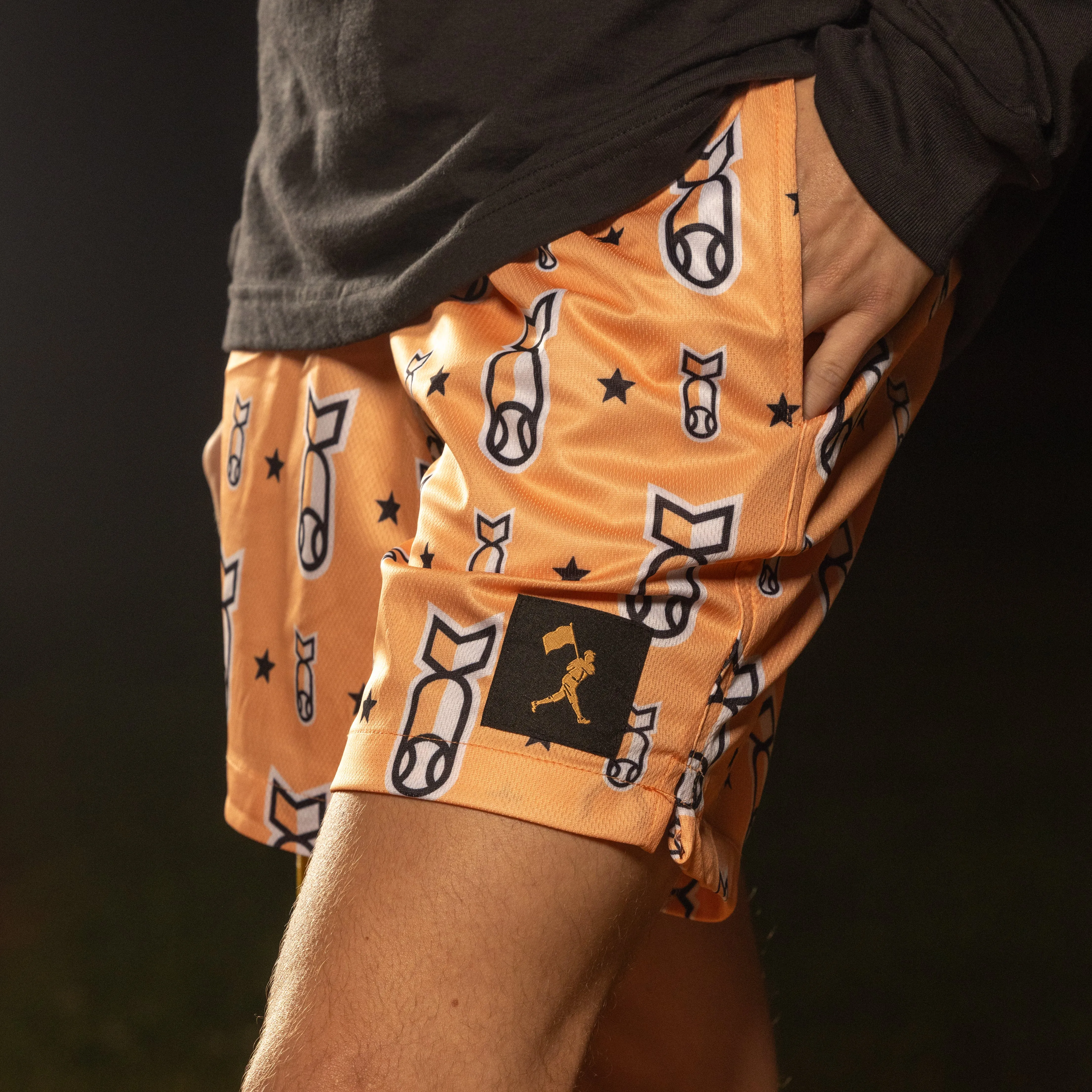 Stay Humble Drop Bombs Diamond Air Mesh Shorts