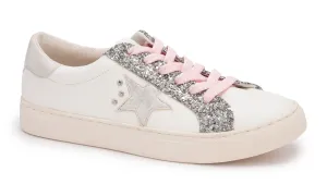 Supernova Star Sneakers Silver Glitter ONLINE ONLY