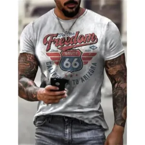 T-shirt homme Route66 Freedom