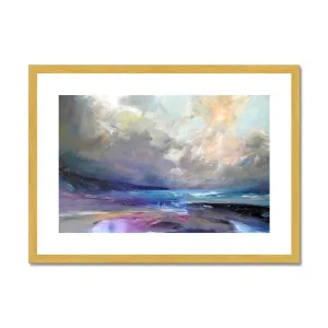 'Tender tempest' Antique Framed & Mounted Print