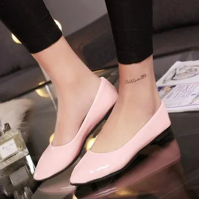 The lady school pumps shoes