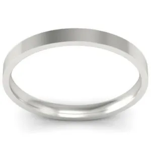 Thin Simple Wedding Ring 2mm