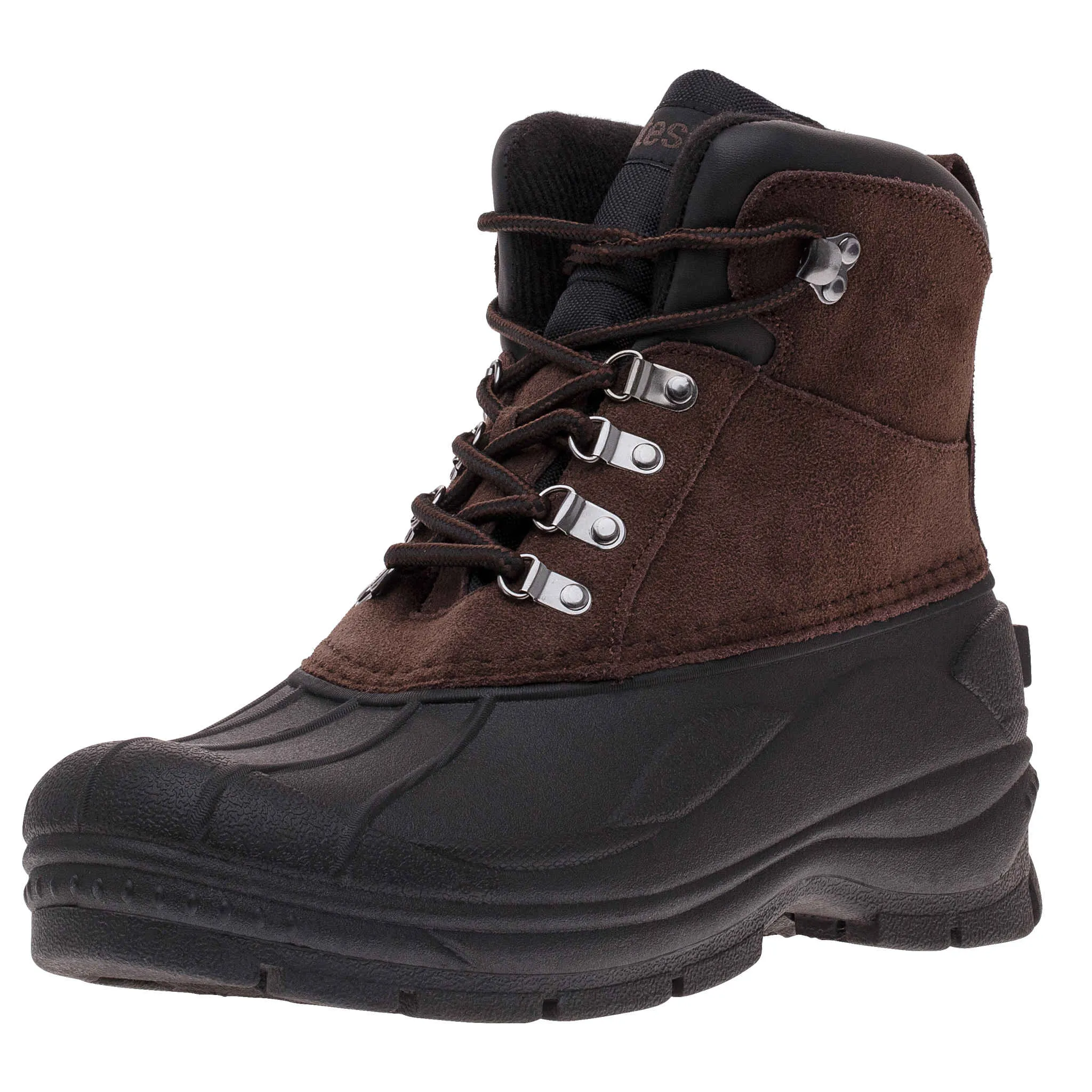 Totes Men's Duck Boots Mike-To Brown