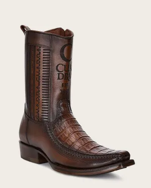 Urban brown exotic boot