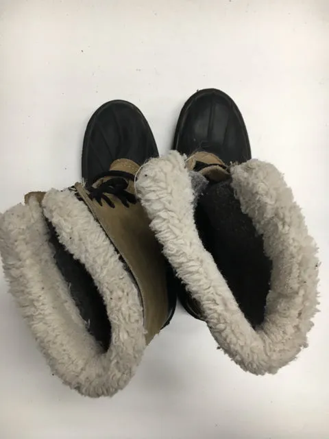 Used kamik Tan/Black Adult Size 6 Winter Boots