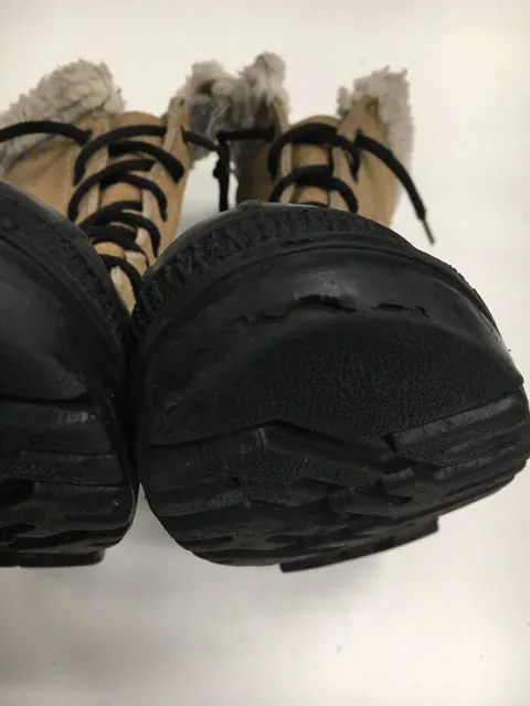 Used kamik Tan/Black Adult Size 6 Winter Boots