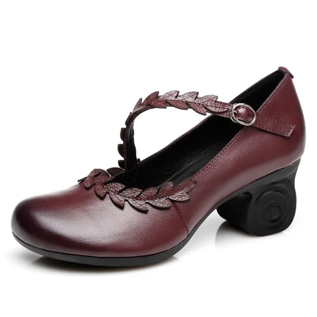 USS Shoes Iza Women's Leather Pumps