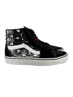 Vans SK8-Hi Bandana Black/White [VN0A32QGD9S1] Mens Sneakers C1660