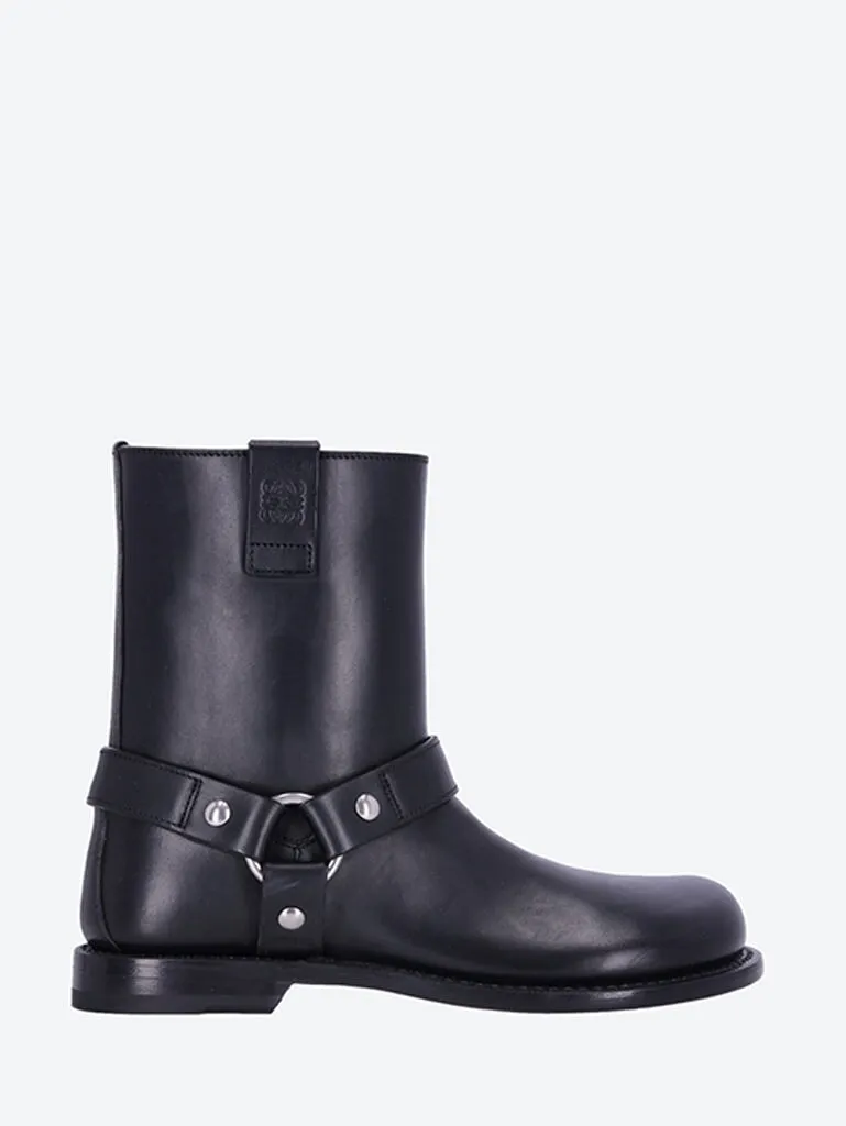 Vegetal calfskin campo biker boots