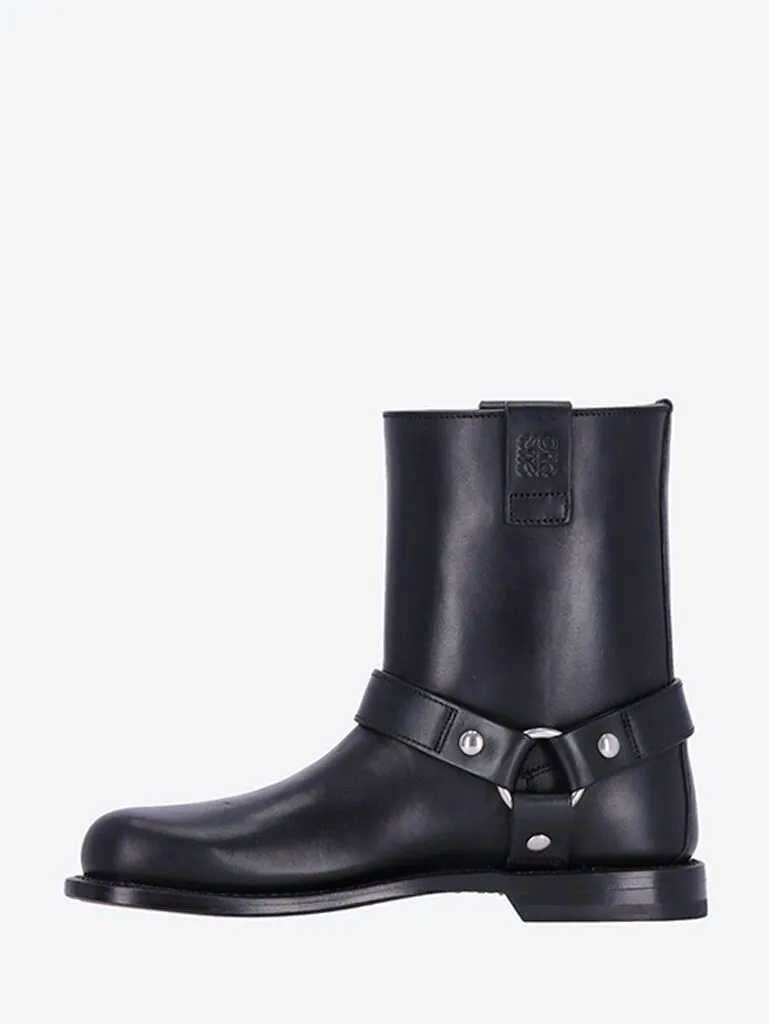 Vegetal calfskin campo biker boots