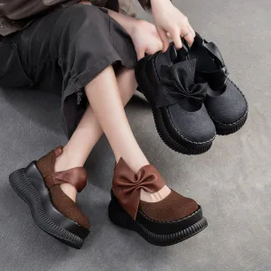 Women Breathable Minimalist Fashion Platform Casual Shoes