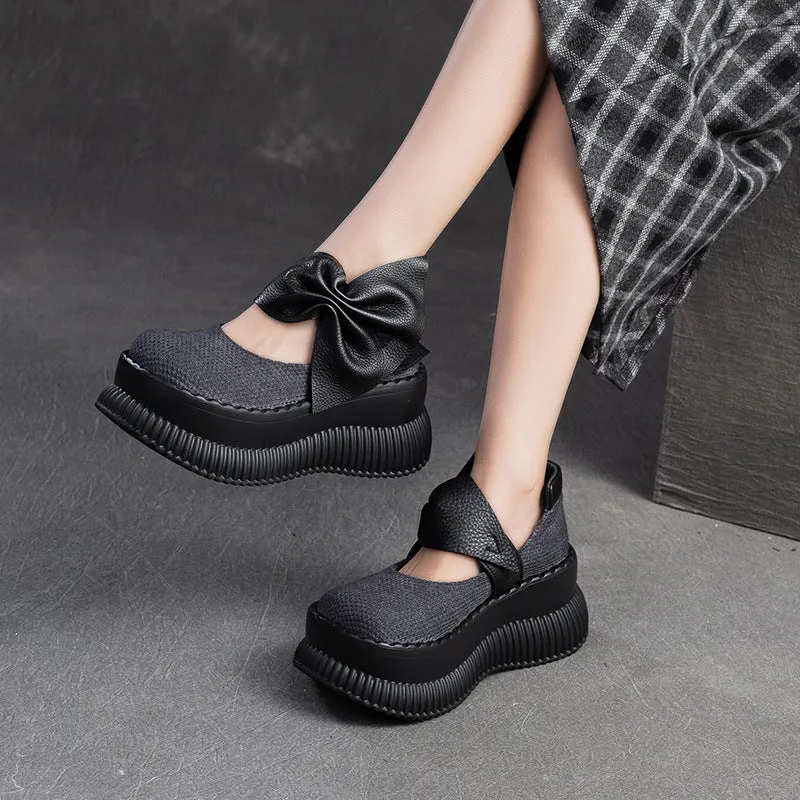 Women Breathable Minimalist Fashion Platform Casual Shoes