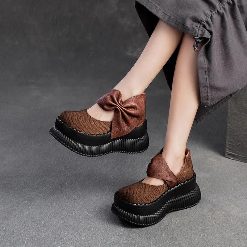 Women Breathable Minimalist Fashion Platform Casual Shoes