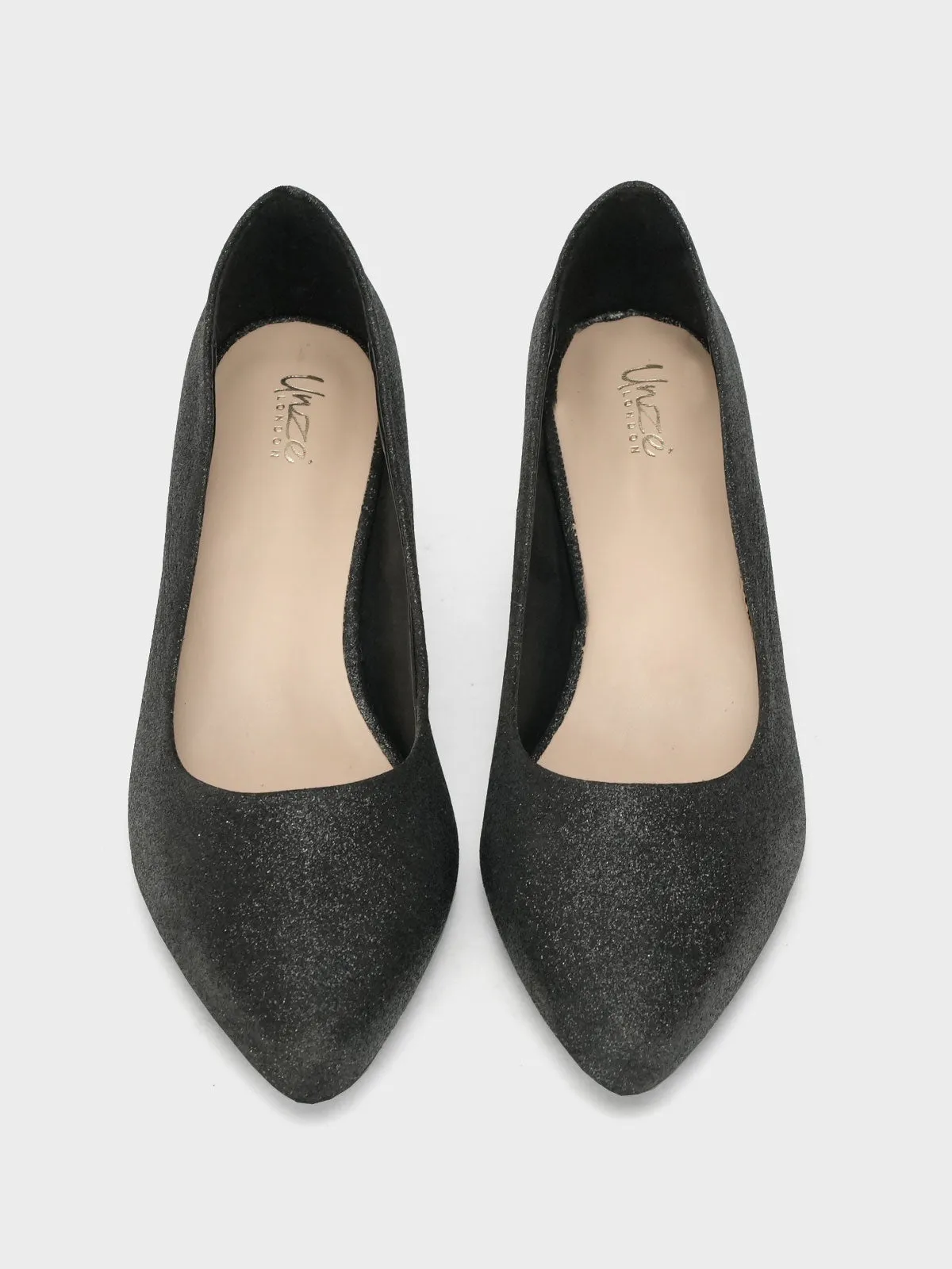 Women "DAWES" Glitter Pointed Toe Courts