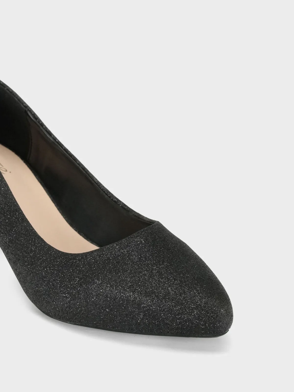 Women "DAWES" Glitter Pointed Toe Courts