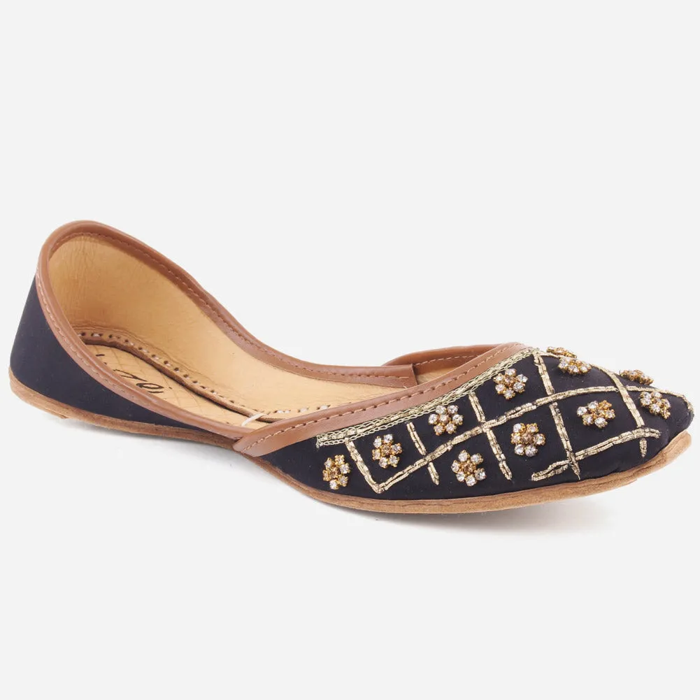 Women "KEIRA" Sparkly Flat Khussa