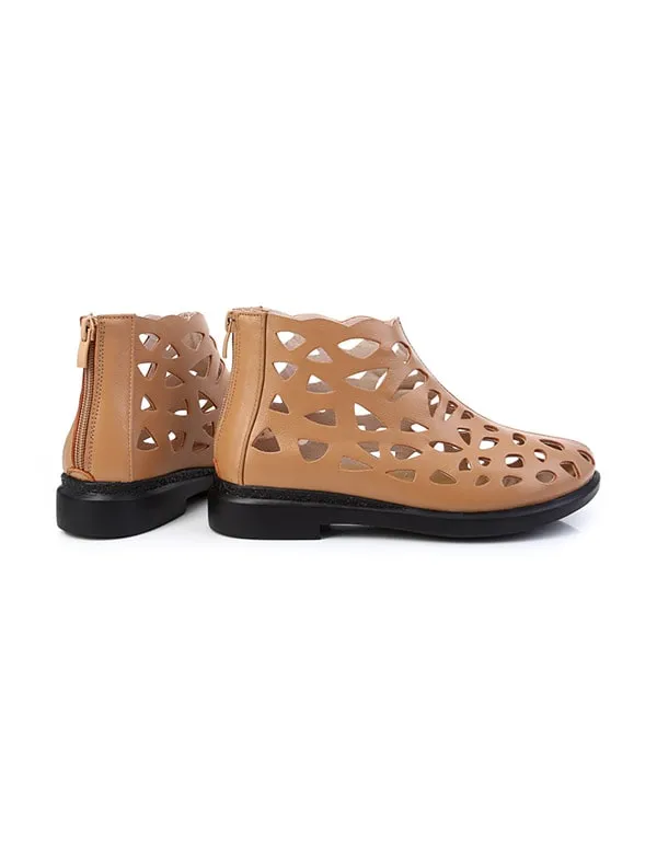 Women's Summer Breathable Hollow Sandals Boots 34-43