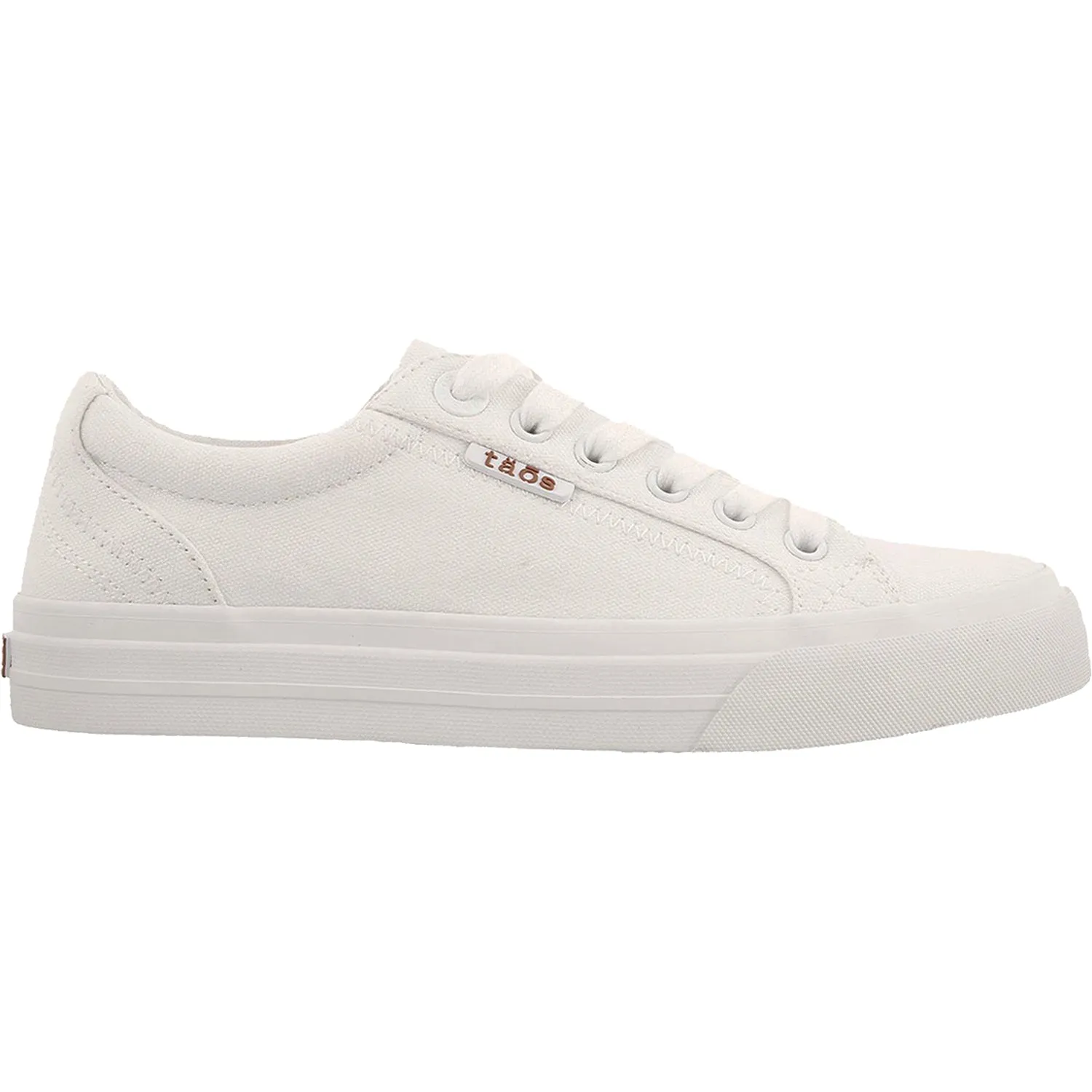 Women's Taos Plim Soul White Canvas