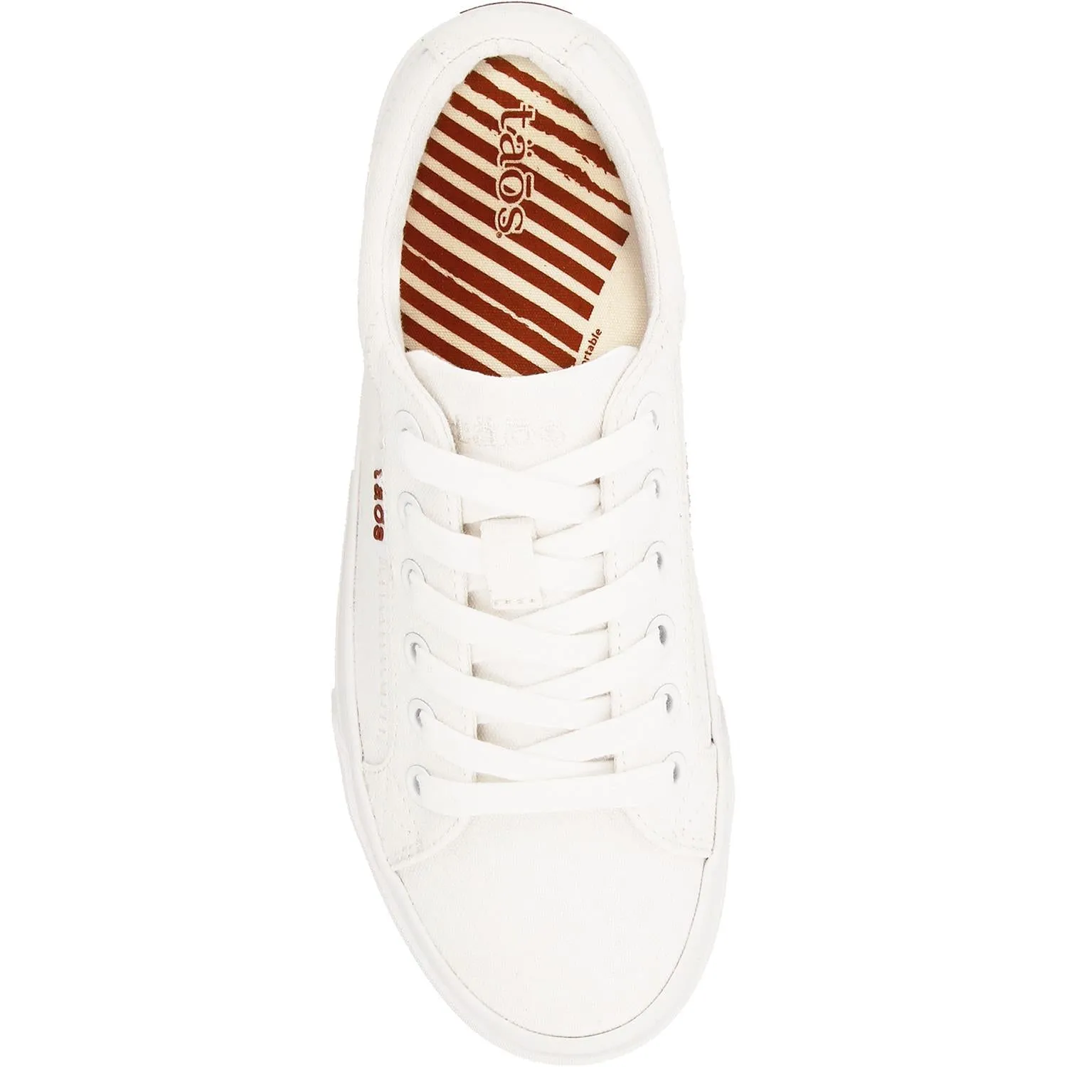 Women's Taos Plim Soul White Canvas