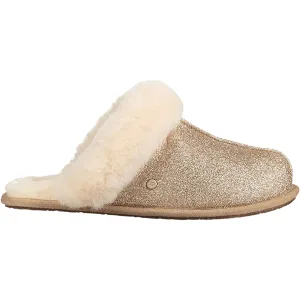 Women's UGG Scuffette II Sparkle Gold Textile