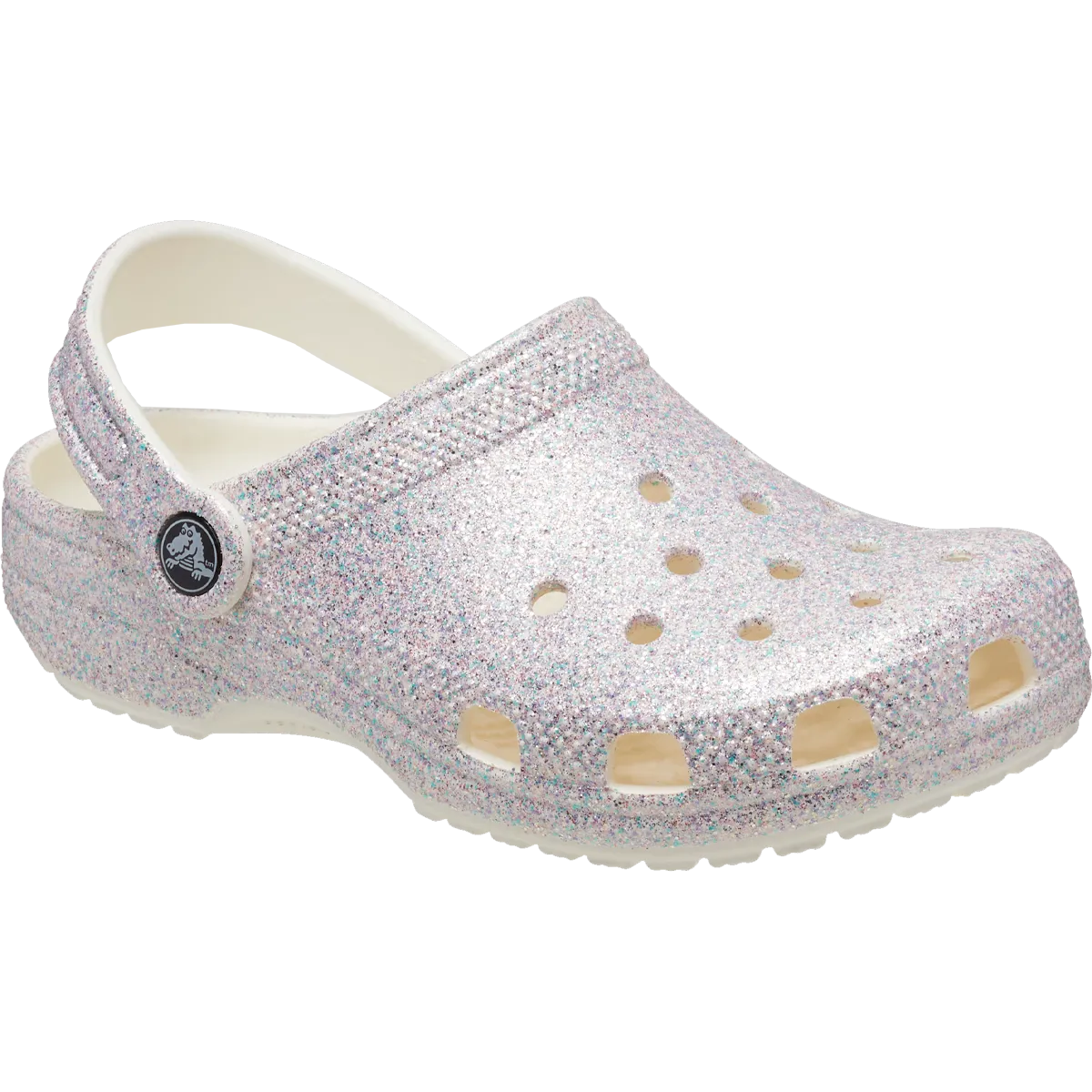 Youth Classic Glitter Clog