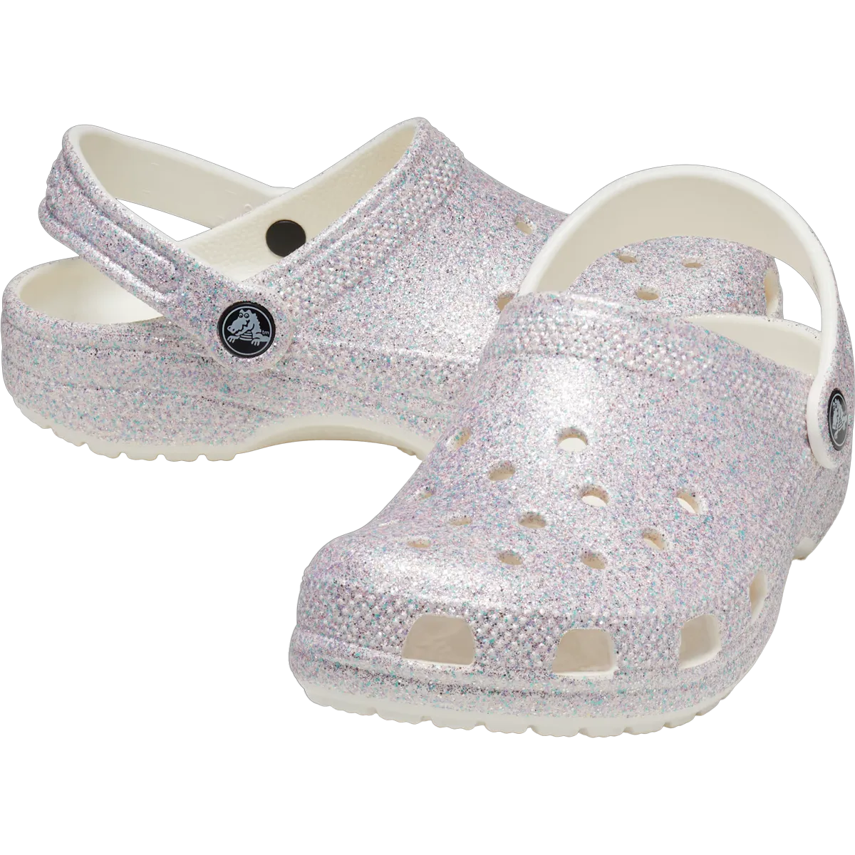 Youth Classic Glitter Clog