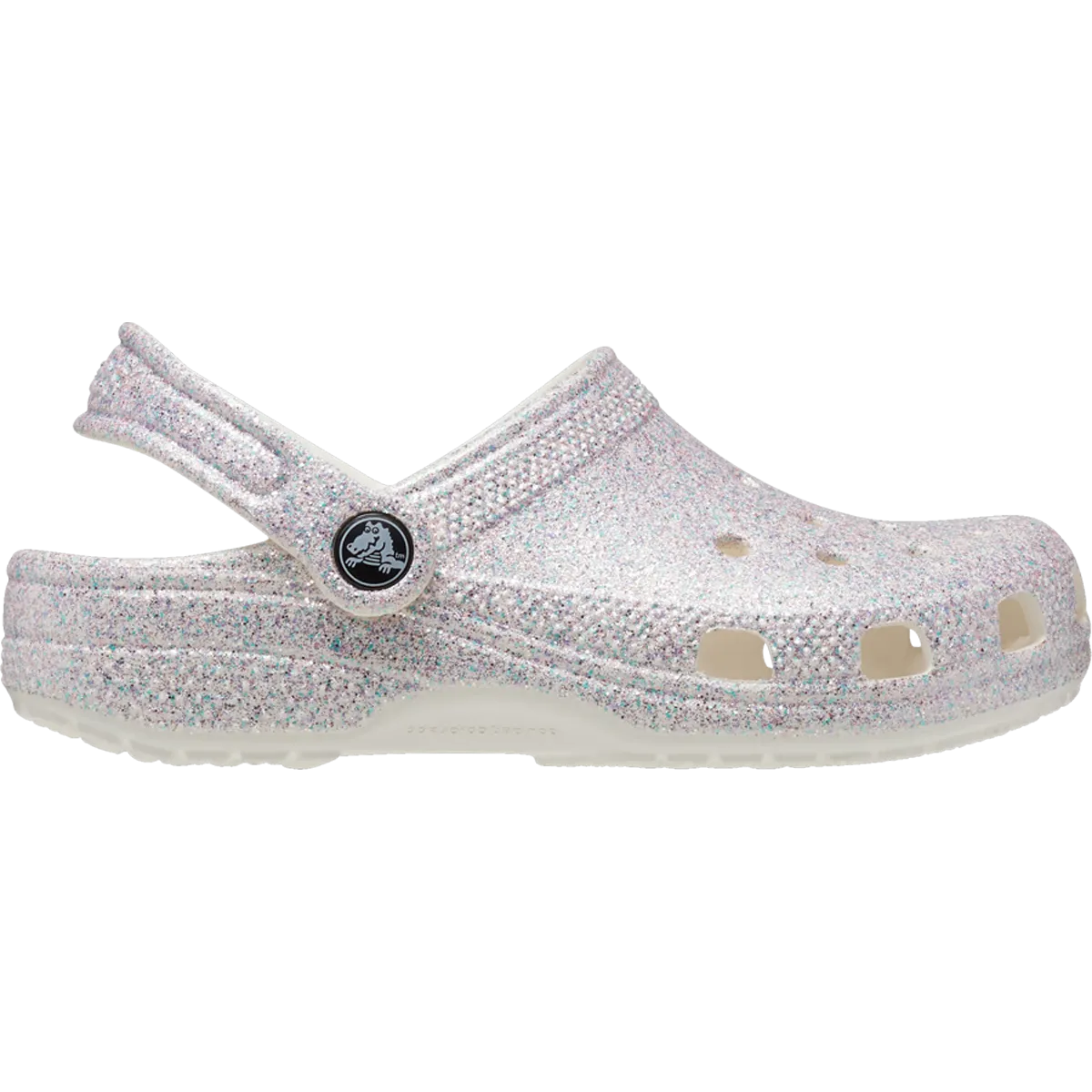 Youth Classic Glitter Clog